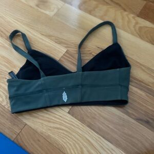 Free people emerald sports bra